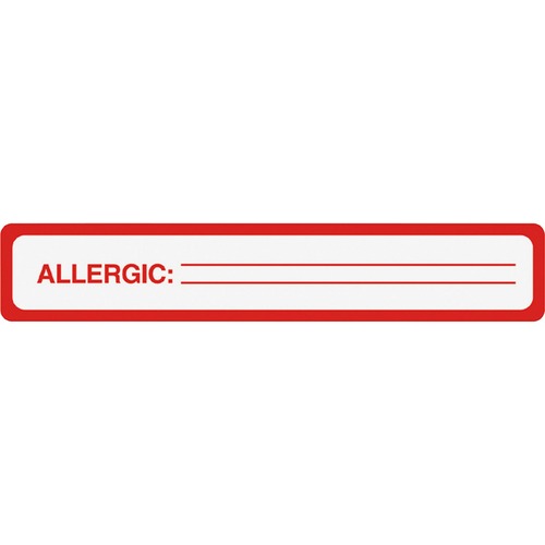 LABEL,ALLERGIC,2X1