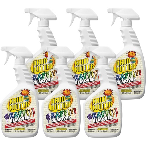 Rust-Oleum  Graffiti Remover,Water-Based,Multi-surface,32 fl. oz,6/CT,MI