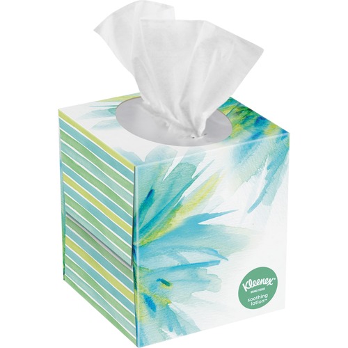 Kimberly-Clark Professional  Facial Tissue, Soothing Lotion, 3-ply, 65 Sht/Box,27/CT, WE