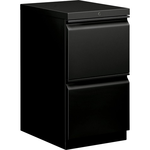 EFFICIENCIES MOBILE FILE/FILE PEDESTAL, 15W X 19.88D X 28H, BLACK