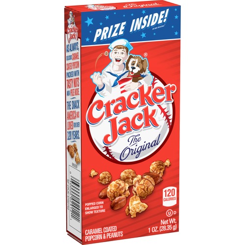 Quaker Foods  Original Cracker Jack, Box, 1oz., 25/CT, Multi