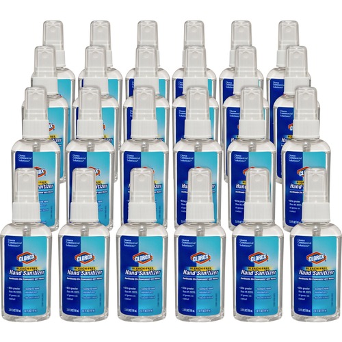 Clorox Company  Hand Sanitizer. Bleach-free, 2 oz. Spray Bottle, 24/CT, CL