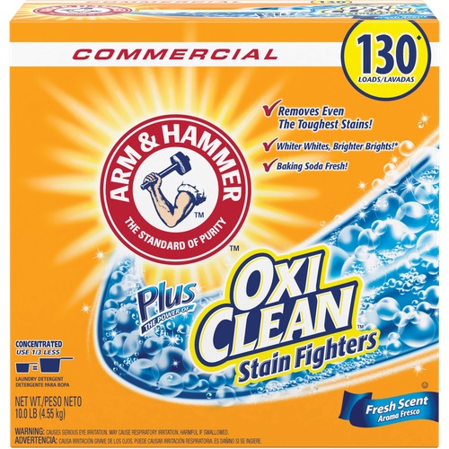 Power Of Oxiclean Powder Detergent, Fresh, 9.92lb Box, 3/carton