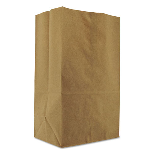 GROCERY PAPER BAGS, 57 LBS CAPACITY, 1/8 BBL, 10.13"W X 6.75"D X 14.38"H, KRAFT, 500 BAGS