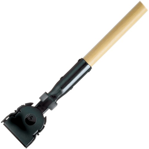 Rubbermaid Commercial Products  Dust Mop Handle, Snap-On, 60" Long, Hardwood