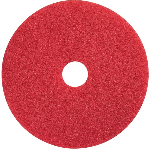 Impact Products  Floor Spray Buffing Pad, Conventional, 14", 5/CT, Red
