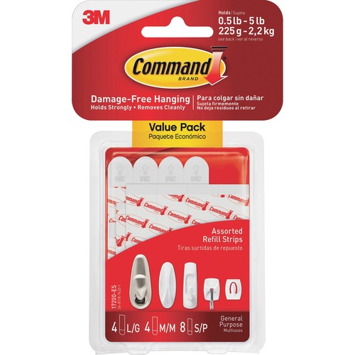 REFILL,STRIPS,COMMAND,16PC