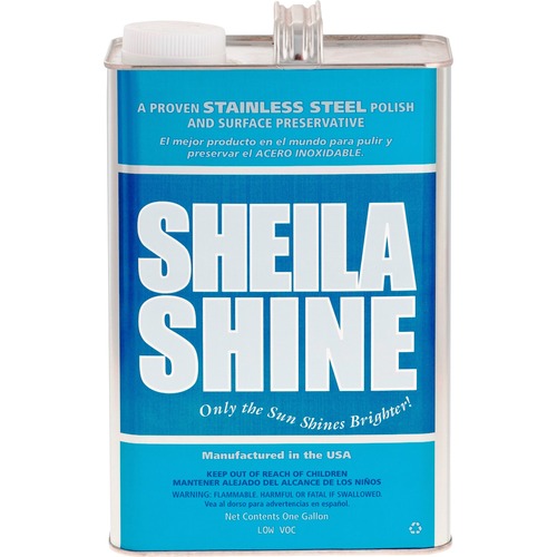 STAINLESS STEEL CLEANER AND POLISH, 1 GAL CAN, 4/CARTON