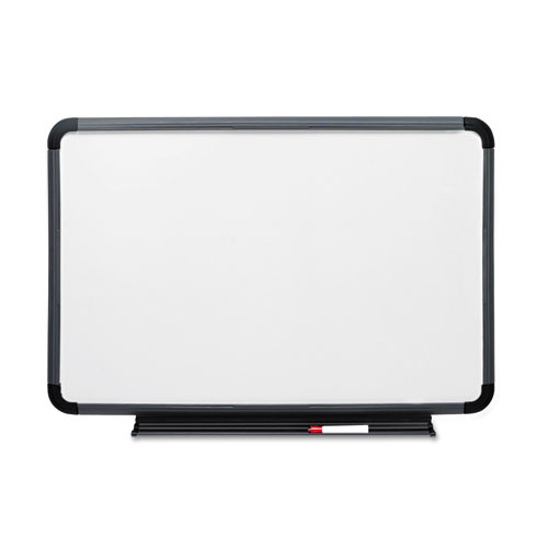 Ingenuity Dry Erase Board, Resin Frame With Tray, 48 X 36, Charcoal