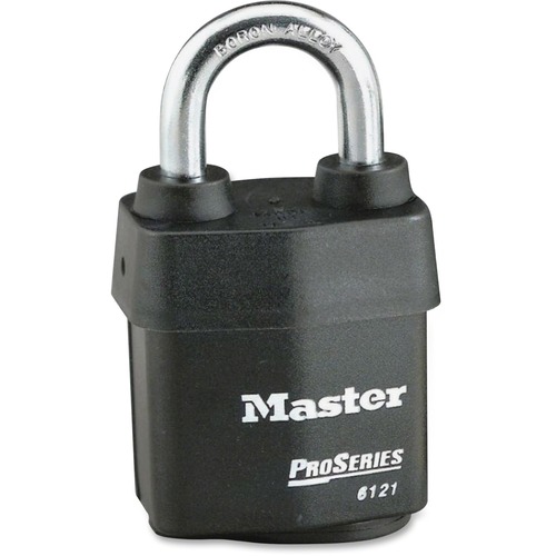 Master Lock Company  Rekeyable Padlock, Pro Series, Weather Touch, 2.125"Wide, BK