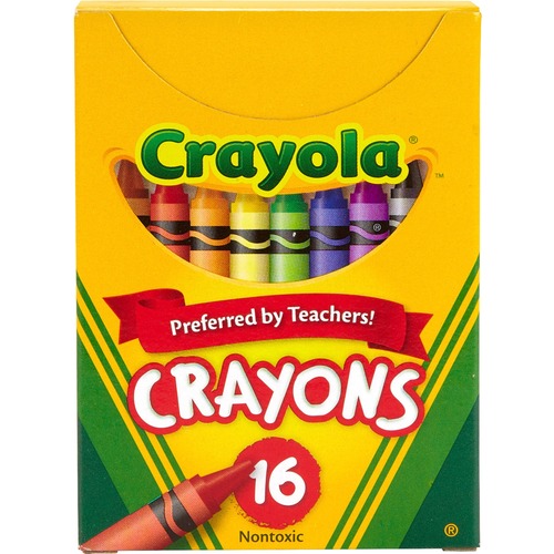 CRAYONS,TUCK BOX,16 CT