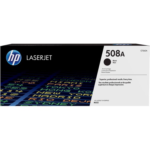 Hewlett-Packard  Toner Cartridge, HP 508A, 6000 Page Yield, Black