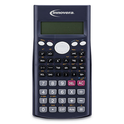 15969 SCIENTIFIC CALCULATOR, 240 FUNCTIONS, 10-DIGIT LCD, TWO DISPLAY LINES