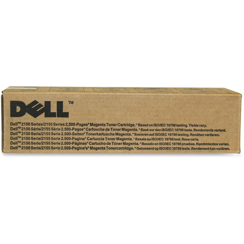 Dell Computer  Toner Cartridge, f/ 2150, 2,500 Page Yield, Magenta