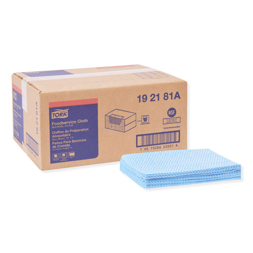 FOODSERVICE CLOTH, 13 X 21, BLUE, 240/BOX