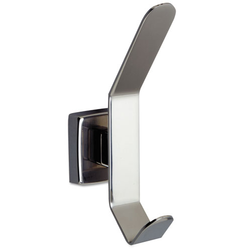 Hat And Coat Hook, Stainless Steel, 6 1/2 X 3 1/17, Satin Finish