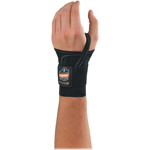 Proflex 4000 Wrist Support, Left-Hand, Large (7-8"), Black