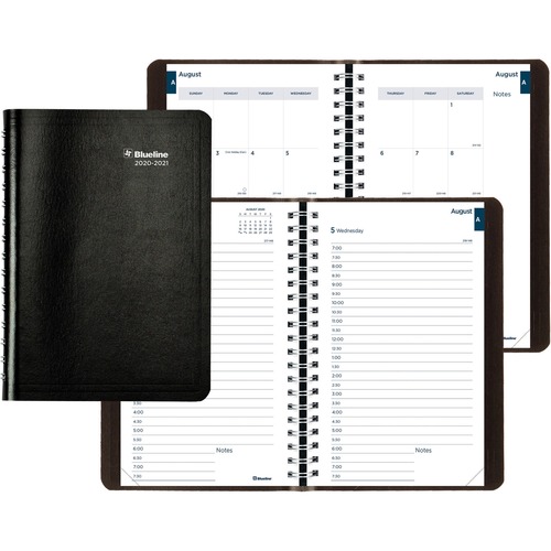 PLANNER,DAILY,8X5,BLK,AY