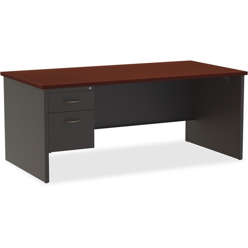 DESK, 36"X72" LH PED,CH/MH