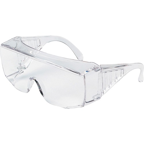 MCR Safety  Protective Eyewear, Single Lens, Uncoated, Clear