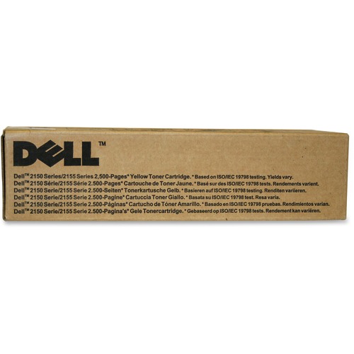 Dell Computer  Toner Cartridge, f/ 2150, 2,500 Page Yield, Yellow