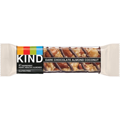 FRUIT AND NUT BARS, DARK CHOCOLATE ALMOND AND COCONUT, 1.4 OZ BAR, 12/BOX