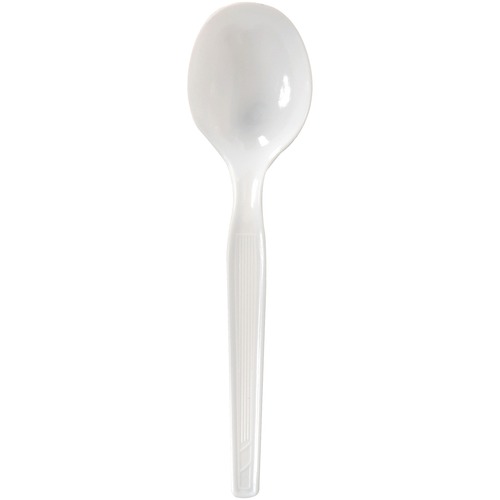 Dixie Foods  Soup Spoons,Plastic,Medium-weight, 5-3/4"L,1000/CT,White