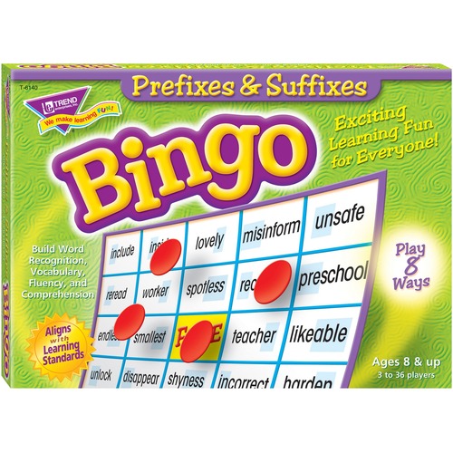 GAME,BINGO,PREFIXS &SUFFIXS