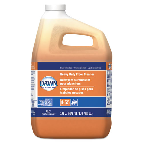 Heavy-Duty Floor Cleaner, Neutral Scent, 1gal Bottle, 3/carton