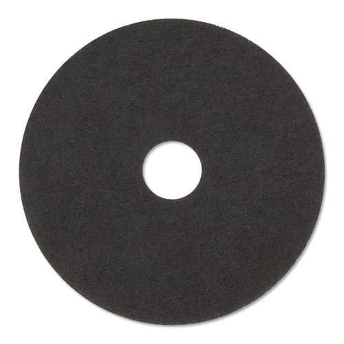 STRIPPER FLOOR PADS 7200, 14" DIAMETER, BLACK, 5/CARTON