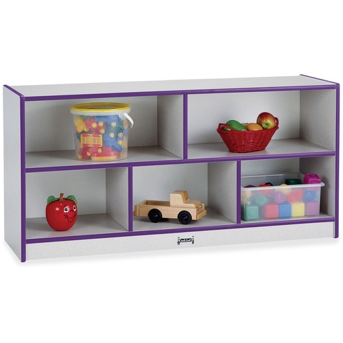 Jonti-Craft, Inc.  Mobile Storage Unit, Low, 29-1/2"x48"x15", Purple