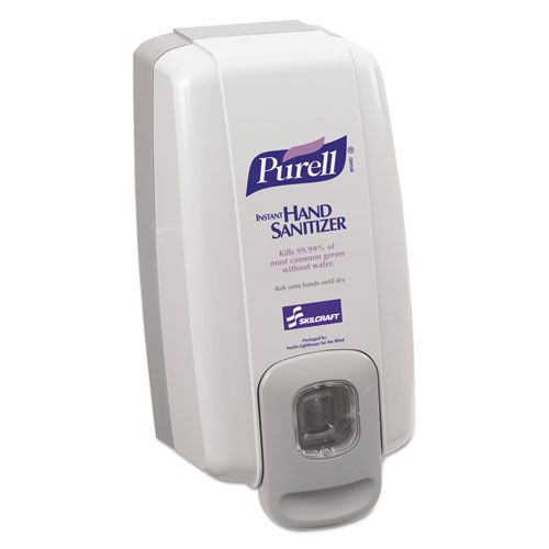 4510015219866, SKILCRAFT, PURELL WALL DISPENSER, 1,000 ML, 5.13" X 4" X 10", GRAY