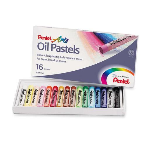 Oil Pastel Set With Carrying Case,16-Color Set, Assorted, 16/set