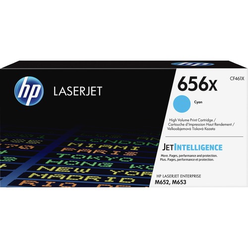 Hewlett-Packard  Toner Cartridge, HP 656X, High Yld, 22,000 Pg Yield, CYN