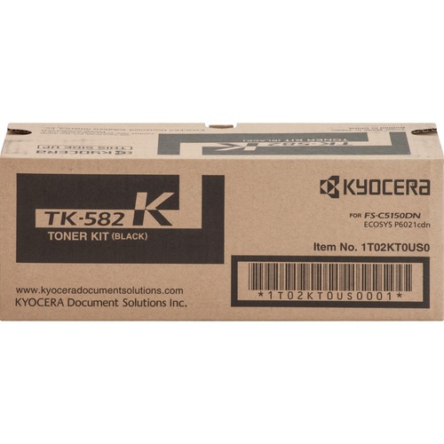 Kyocera Mita 1T02KT0US0 (TK-582K) Black OEM Toner Cartridge