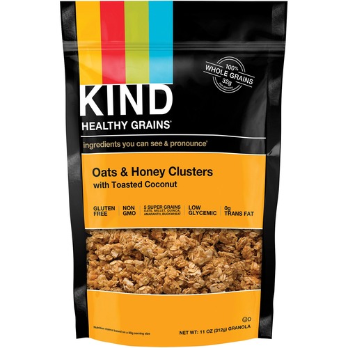 Kind LLC dba Kind Snacks  Oats/Honey Clusters, 11oz., Multi