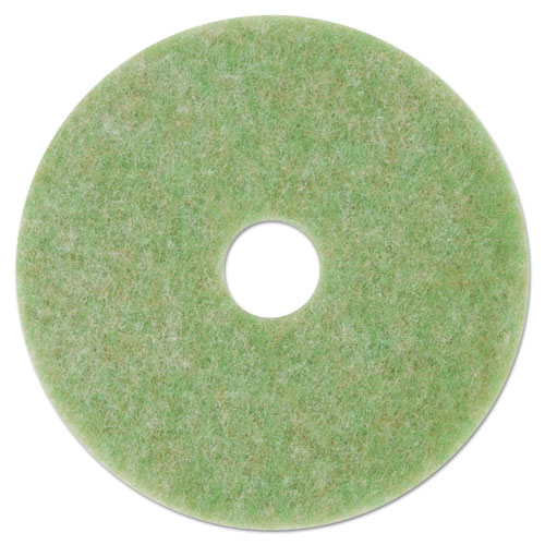 LOW-SPEED TOPLINE AUTOSCRUBBER FLOOR PADS 5000, 17" DIAMETER, GREEN/NGE, 5/CT