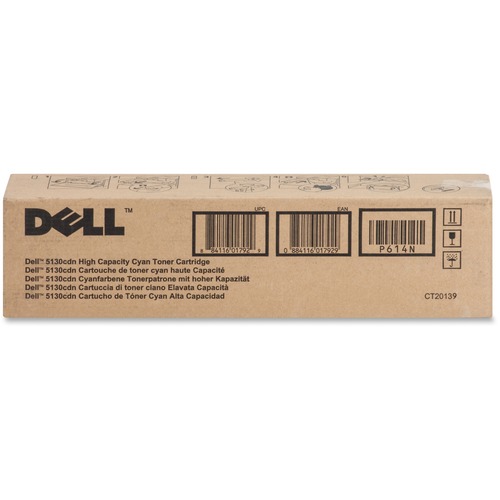 Dell Computer  Toner Cartridge, f/5130CDN, 12,000 Page Yield, Cyan