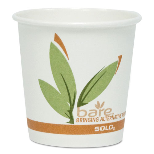 Bare By Solo Eco-Forward Recycled Content Pcf Paper Hot Cups, 20 Oz, 600/carton