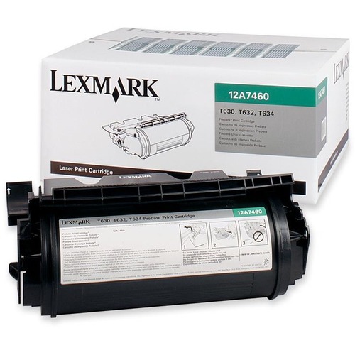 Lexmark 12A7460 Black OEM Toner Cartridge