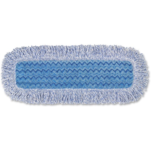 Rubbermaid Commercial Products  Wet Mop Pad, High Absorbency, 18", Microfiber, Blue