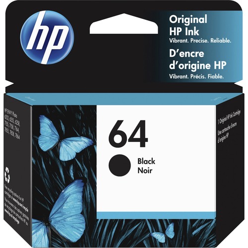 HP N9J90AN (HP 64) Black OEM Ink Cartridge