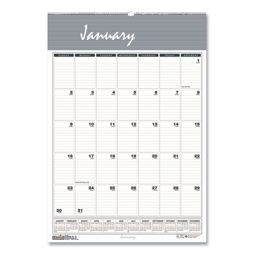 CALENDAR,WALL,MLY,15.5X22