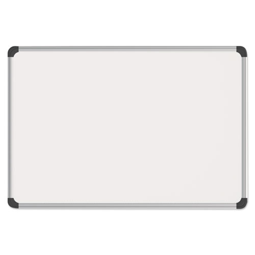 Magnetic Steel Dry Erase Board, 72 X 48, White, Aluminum Frame