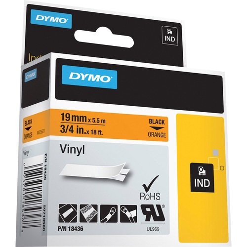 TAPE,IND,VNYL,3/4"-BK/OE