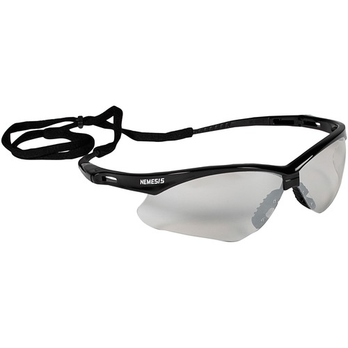 Nemesis Safety Glasses, Black Frame, Indoor/outdoor Lens