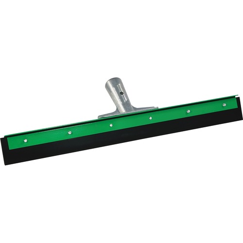 Aquadozer Heavy Duty Floor Squeegee, 18 Inch Blade, Green/black Rubber, Straight