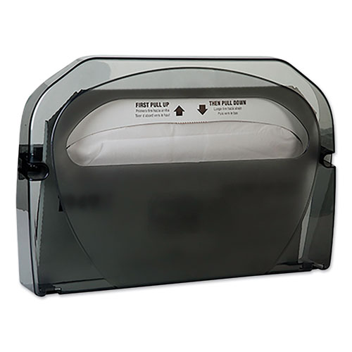 TOILET SEAT COVER DISPENSER, 16 X 3.13 X 11.5, SMOKE, 12/CARTON