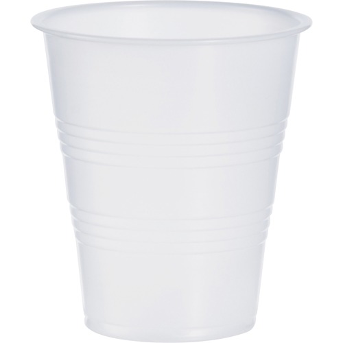 Solo Cup Company  Cold Cups, Plastic, 7oz., 2500/CT, Translucent