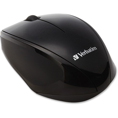 WIRELESS NOTEBOOK MULTI-TRAC BLUE LED MOUSE, 2.4 GHZ FREQUENCY/32.8 FT WIRELESS RANGE, LEFT/RIGHT HAND USE, BLACK
